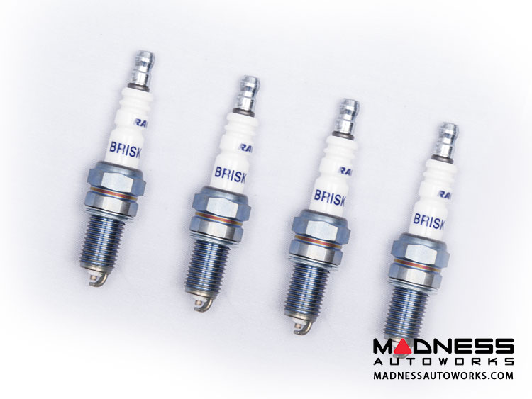 Jeep Renegade Spark Plugs - 1.4L - Silver Racing by Brisk - Set of 4